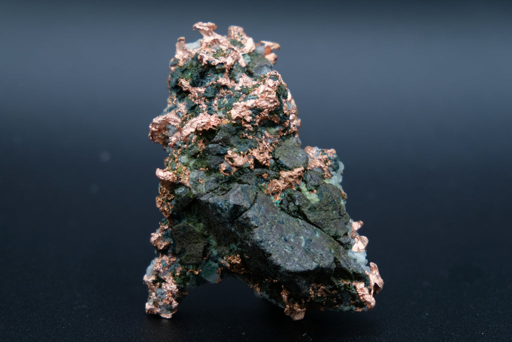Native Copper, Quartz, Calcite, Epidote