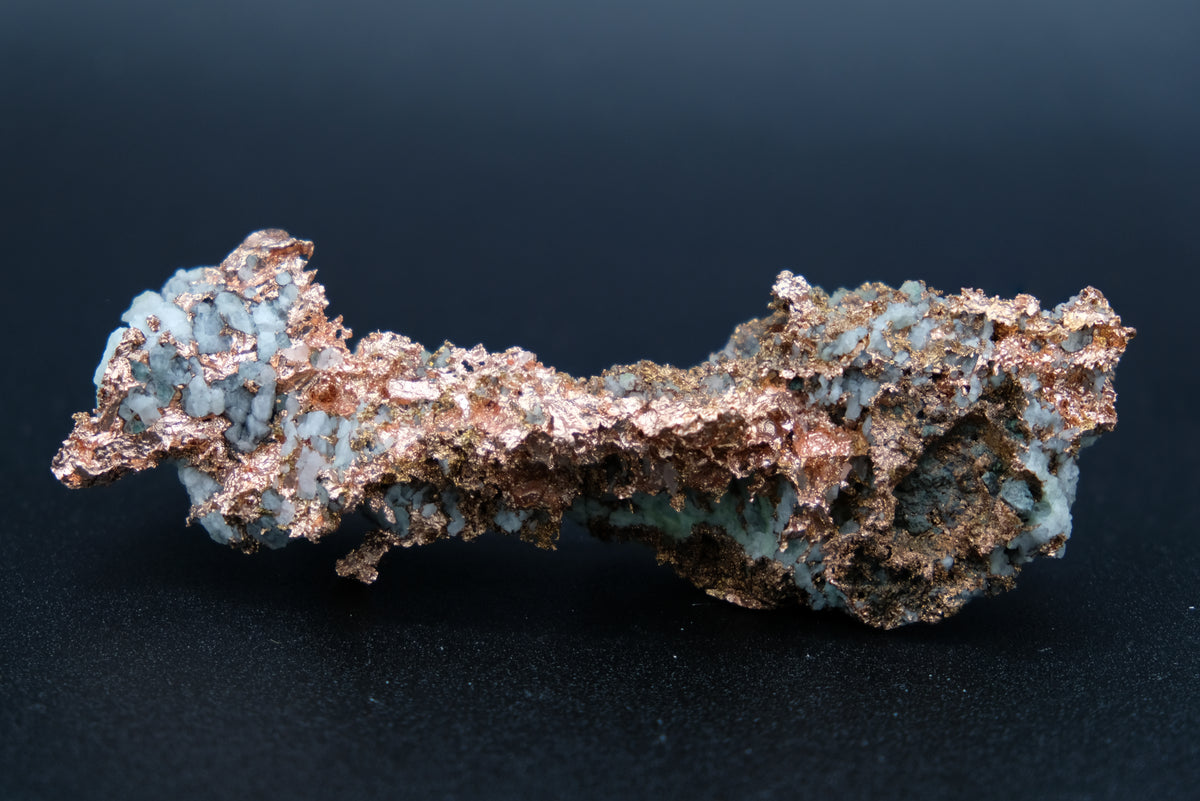 Native Copper, Quartz