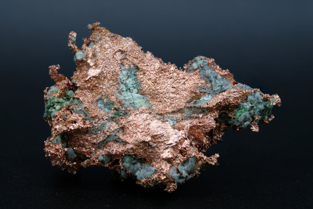 Native Copper, Quartz, Calcite